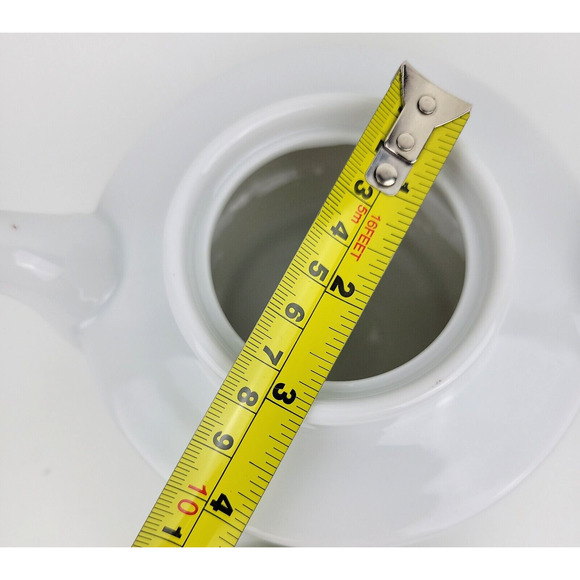 Vintage The Tuscany Collection Tulip Printed Short Round Teapot Made Japan 13oz - Picture 9 of 10